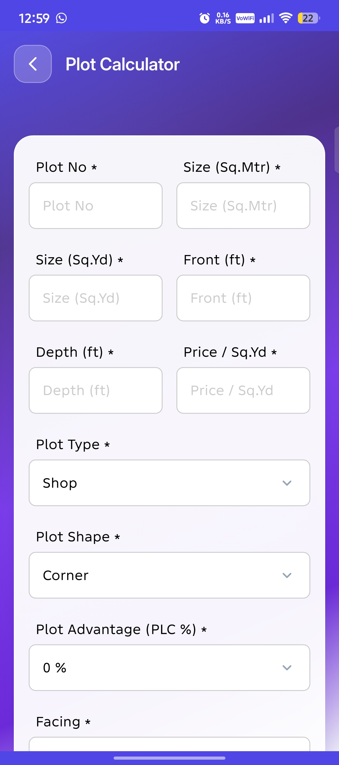 Plot Calculator