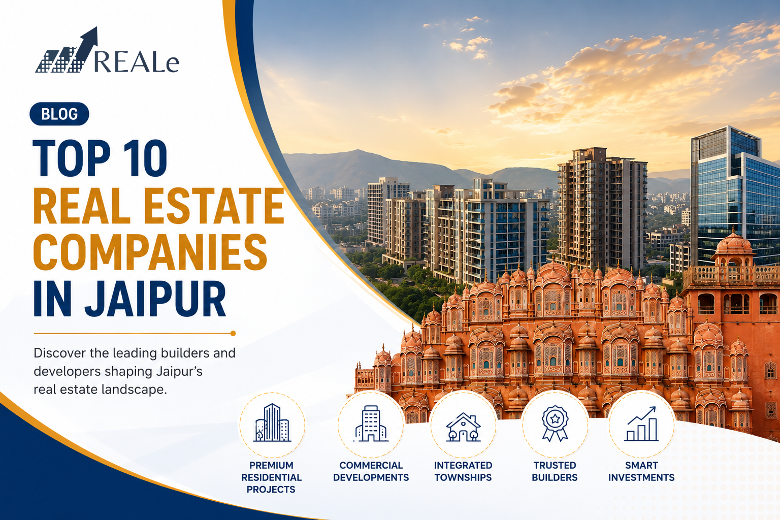 Top 10 Real Estate Companies in Jaipur | REALe ERP